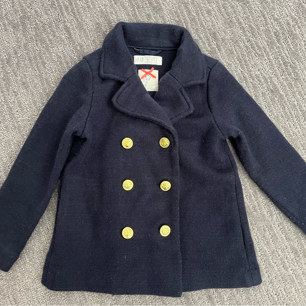 💙💙H&M Navy blue cardigan size 2-4💙💙